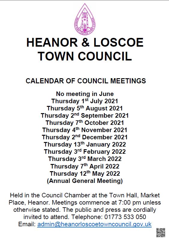 List of council meetings 2021-2022