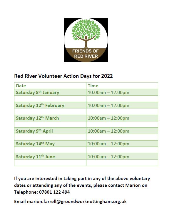 Picture of action days for red river for 2022